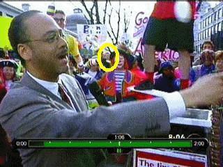 That's me way way WAY back in the circle